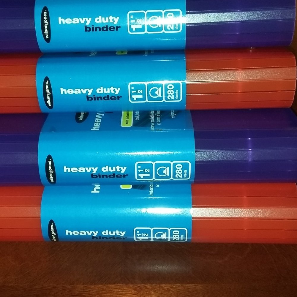 Wilson Jones Heavy Duty 1.5' Poly Binder